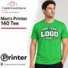Fresh Green Printer PA440 Men’s 140 Tee with an Add Your Logo Here custom print