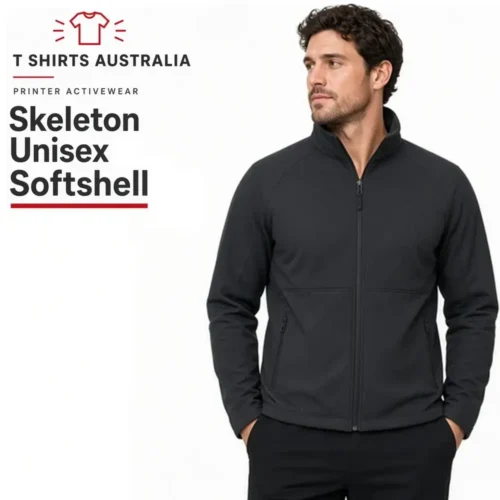 Blank Printer Activewear Skeleton Unisex Softshell available from T Shirts Australia