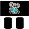Cool Koala Thumbs-Up printed on a black Stubby Holder, design by Australia Art Prints